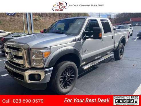2016 Ford F250SD Lariat pickup Silver - cars & trucks - by dealer -... for sale in Marion, NC