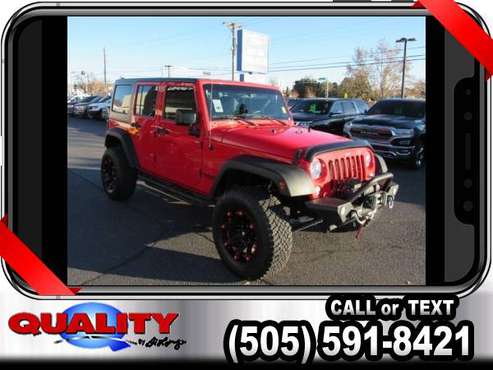 2017 Jeep Wrangler Unlimited Sport - cars & trucks - by dealer -... for sale in Albuquerque, NM