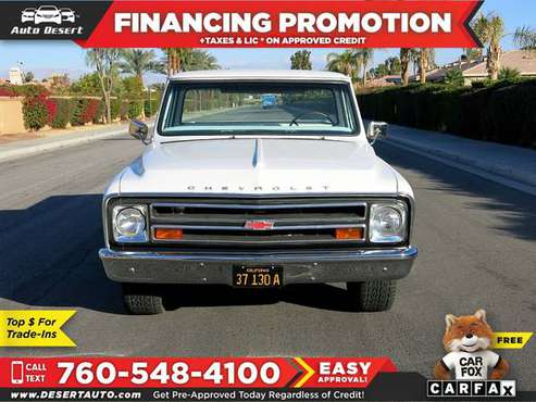 1968 Chevrolet TRUCK Big Block 396 V-8 Engine - cars & trucks - by... for sale in Palm Desert , CA