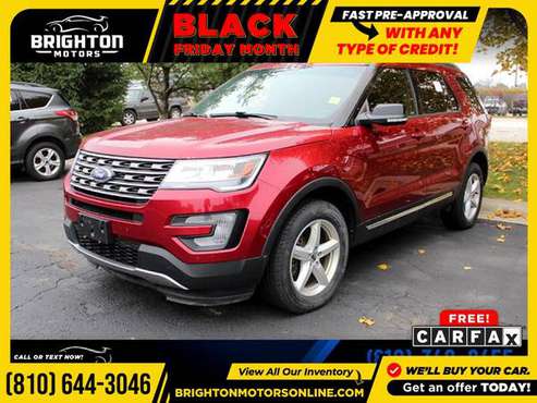 2017 Ford *Explorer* *XLT* *4WD!* *4 WD!* *4-WD!* FOR ONLY $311/mo!... for sale in Brighton, MI