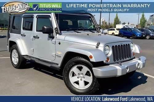 2008 Jeep Wrangler 4x4 4WD SUV Unlimited Sahara Convertible - cars & for sale in Lakewood, WA