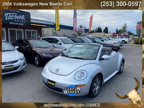2006 Volkswagen New Beetle Convertible 2.5 2dr Convertible w/Manual... for sale in Tacoma, WA