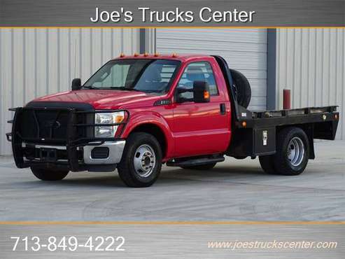 2014 FORD F-350 6.2L GAS XL REG CAB DUALLY 2WD CM FLATBED 1 OWNER TX for sale in Houston, TX