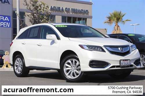 Certified 2018 Acura RDX SUV ( Acura of Fremont : CALL ) - cars & for sale in Fremont, CA