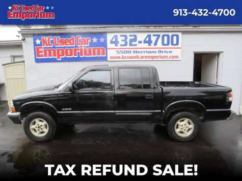 2002 Chevrolet Chevy S-10 Crew Cab 123 WB 4WD LS - 3 DAY SALE! for sale in Merriam, MO