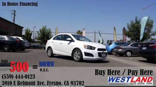 2013 Chevy Sonic: BUY HERE PAY HERE - cars & trucks - by dealer -... for sale in Fresno, CA