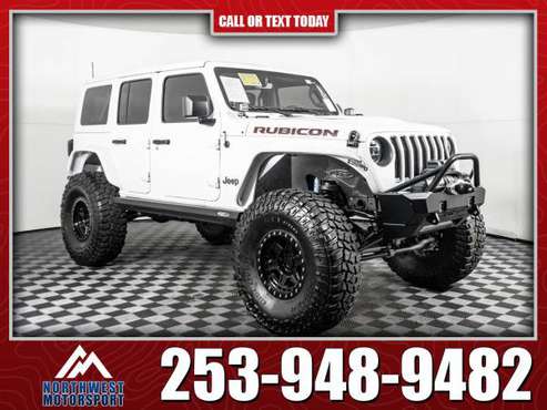 Lifted 2020 Jeep Wrangler Unlimited Rubicon 4x4 for sale in PUYALLUP, WA