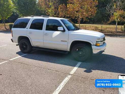 2002 CHEVROLET TAHOE LT Call/Text for sale in Dacula, GA