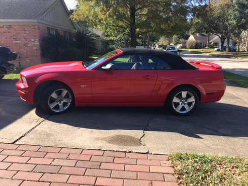2006 Ford Mustang Red GT Convertible Premium - cars & trucks - by... for sale in Katy, TX