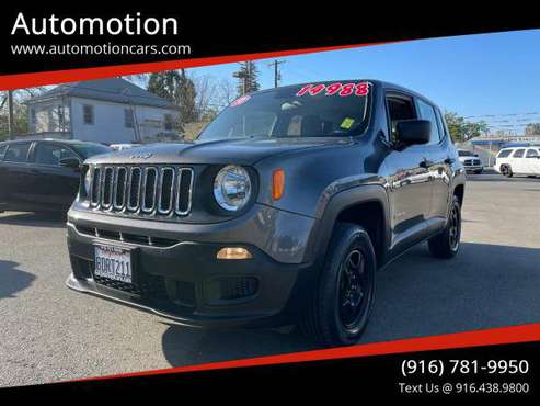 2017 Jeep Renegade Sport 4x4 4dr SUV Free Carfax on Every Car for sale in Roseville, CA