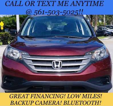 2012 HONDA CRV! GREAT FINANCING! LOW MILES! BACK UP CAMERA!... for sale in West Palm Beach, FL