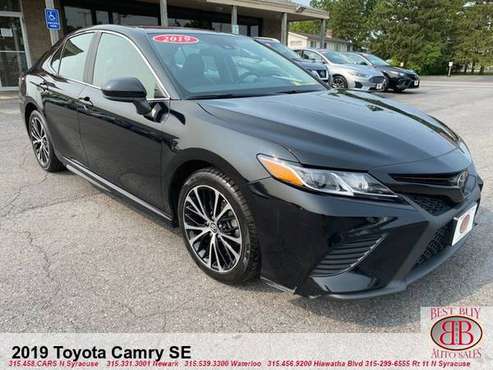 2019 TOYOTA CAMRY SE! LEATHER! TOUCH SCREEN! BACK UP CAMERA!!! -... for sale in N SYRACUSE, NY