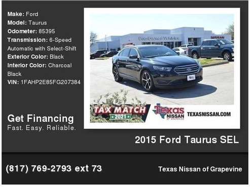 2015 Ford Taurus SEL - - by dealer - vehicle for sale in GRAPEVINE, TX