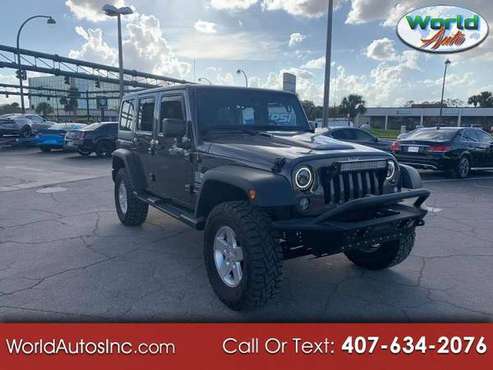 2016 Jeep Wrangler Unlimited Sport 4WD $800 DOWN $129/WEEKLY - cars... for sale in Orlando, FL