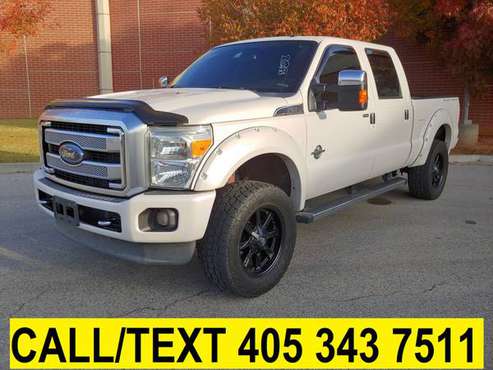 2013 FORD F-250 SUPER DUTY PLATINUM 4X4 LOW MILES! HARD LOADED!... for sale in Norman, OK