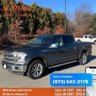 2015 Ford F-150 F150 F 150 4WD SuperCrew 145 Lariat for sale in Paterson, NY