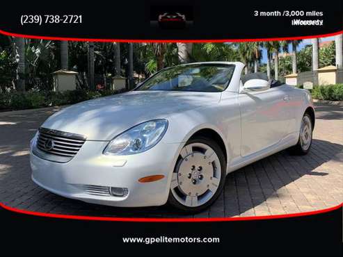 2003 Lexus SC430 Convertible only 74, 000 miles WARRANTY - cars & for sale in Fort Myers, FL