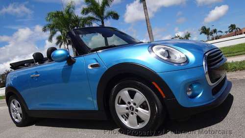 2018 *MINI* *Cooper Convertible* Electric Blue Metallic - cars &... for sale in West Palm Beach, FL
