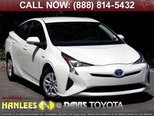 2016 *Toyota Prius* Two FWD - Blizzard Pearl White for sale in Davis, CA
