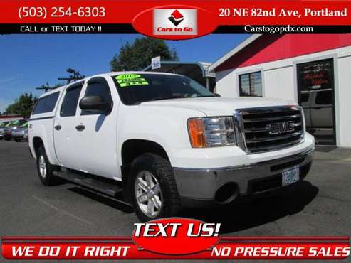 2013 GMC Sierra 1500 Crew Cab SLE Pickup 4D 5 3/4 ft Cars and Trucks for sale in Portland, OR