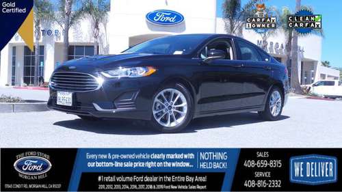 2019 Ford Fusion SE! Gold Certified! Only 11k Miles! for sale in Morgan Hill, CA