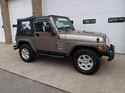 2006 Jeep Wrangler X 6 cyl, 6-speed, Tan, Alloys, Very clean - cars... for sale in Chicopee, NY