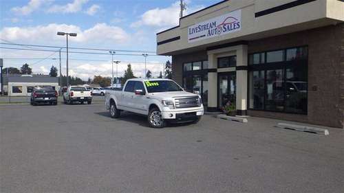 2014 Ford F150 CrewCab Platinum 4WD 3.5L V6 Turbo Leather Moon Roof... for sale in Spokane Valley, WA