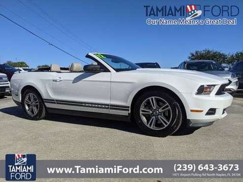 2012 Ford Mustang Performance White For Sale! - cars & trucks - by... for sale in Naples, FL