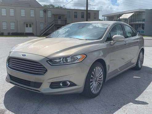 2015 Ford Fusion Titanium 4dr Sedan 100% CREDIT APPROVAL! for sale in TAMPA, FL