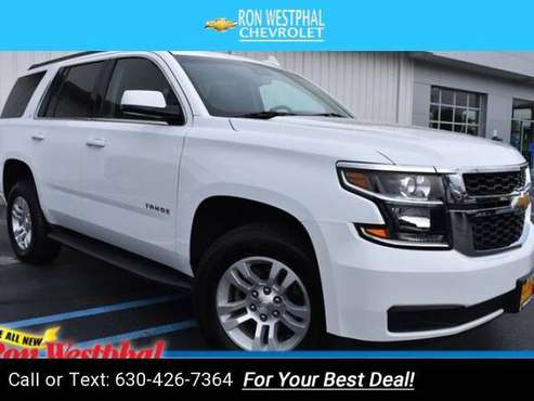 2019 Chevy *Chevrolet* *Tahoe* LT suv Summit White for sale in Oswego, IL