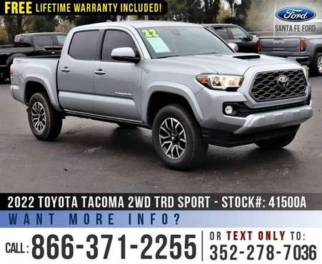 22 Toyota Tacoma 2WD TRD Sport Wireless Charging Pad, WiFi for sale in Alachua, FL