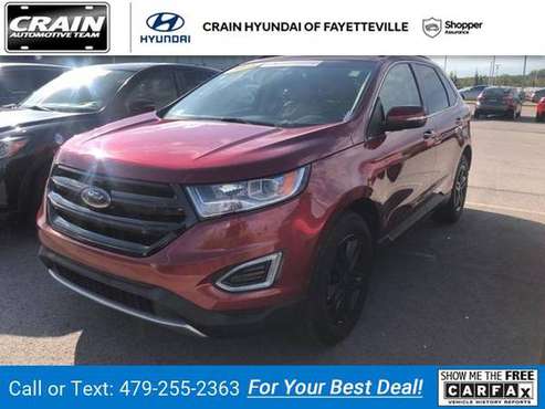 2018 Ford Edge SEL suv Ruby Red Metallic Tinted Clearcoat for sale in Fayetteville, AR