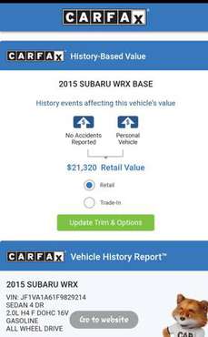 2015 Subaru WRX - cars & trucks - by owner - vehicle automotive sale for sale in Makawao, HI