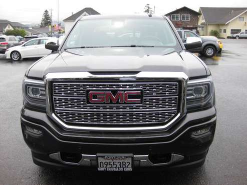 2016 GMC 4X4 Sierra Crew Cab 1500 Denali +Leather +Nav Only 12K Miles for sale in Fortuna, CA
