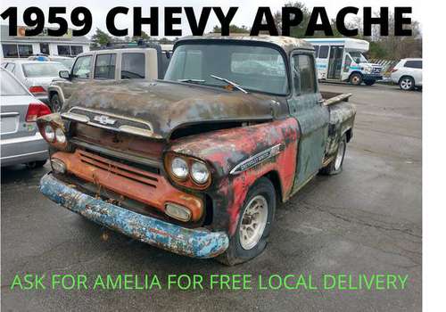 1959 Chevy APACHE - cars & trucks - by owner - vehicle automotive sale for sale in Wareham, MA