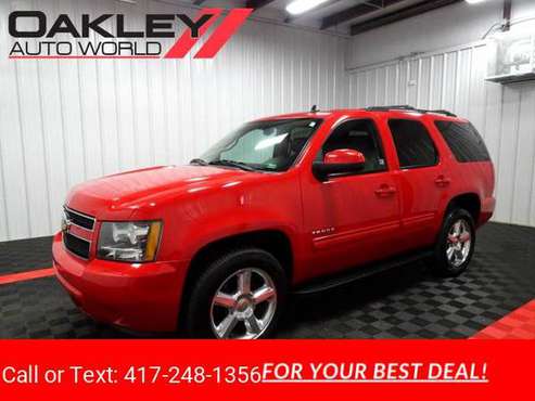 2011 Chevy Chevrolet Tahoe 4dr LT hatchback Red - - by for sale in Branson West, MO