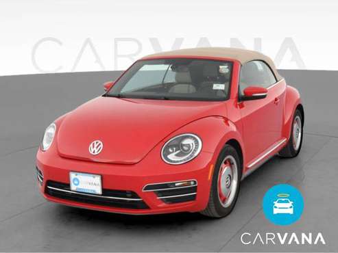 2018 VW Volkswagen Beetle 2.0T SE Convertible 2D Convertible Red - -... for sale in Montebello, CA
