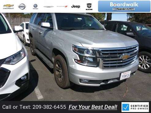 2016 Chevy Chevrolet Tahoe LT suv Silver Ice Metallic for sale in Redwood City, CA