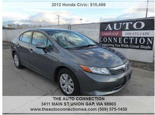 2012 Honda Civic LX - cars & trucks - by dealer - vehicle automotive... for sale in Union Gap, WA