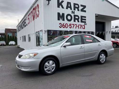 2005 Toyota Camry 4dr LE 4Cyl Auto PW PDL Air Xtra Clean Great MPG -... for sale in Longview, OR