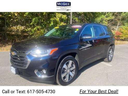 2020 Chevy Chevrolet Traverse LT Leather suv Blue - cars & trucks -... for sale in Pembroke, MA