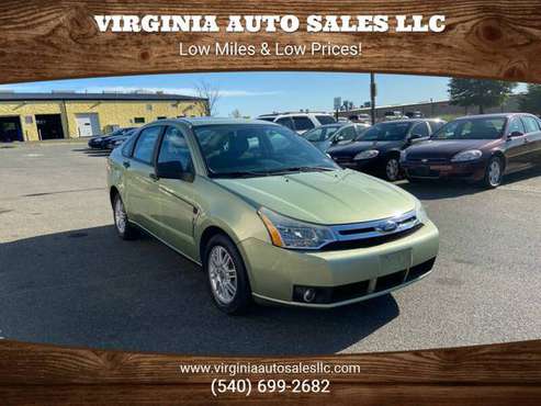 2008 FORD FOCUS SE - LOW MILES - FREE WARRANTY! - cars & trucks - by... for sale in Fredericksburg, VA