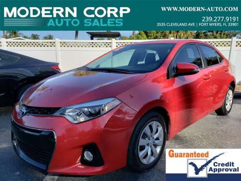 2016 Toyota Corolla S - Leather/Cloth Seats, Backup Cam, up to 37... for sale in Fort Myers, FL