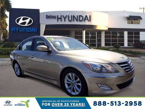 2012 Hyundai Genesis 3 8L - - by dealer - vehicle for sale in Delray Beach, FL