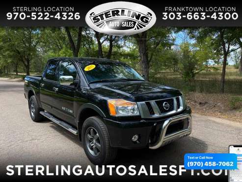 2015 Nissan Titan 4WD Crew Cab SWB PRO-4X - CALL/TEXT TODAY! - cars... for sale in Sterling, CO