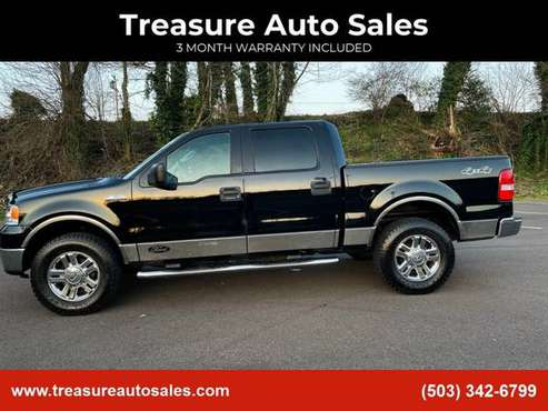 2007 Ford F-150 XLT 4dr SuperCrew 4WD , black , Low miles , 2008 for sale in Gladstone, OR