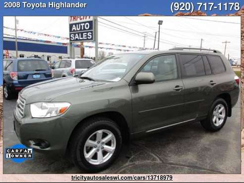 2008 Toyota Highlander Base 4dr SUV Family owned since 1971 - cars &... for sale in MENASHA, WI