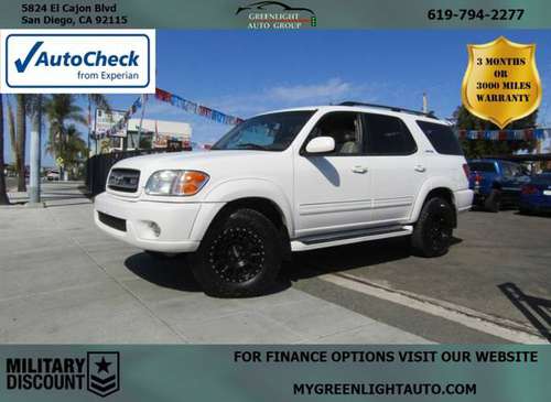 2002 TOYOTA SEQUOIA LIMITED LIMITED Military Discount! - cars & for sale in San Diego, CA