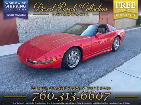 1992 Chevrolet Corvette 19k Miles 2nd Owner , Loaded Coupe at for sale in Palm Desert, NY