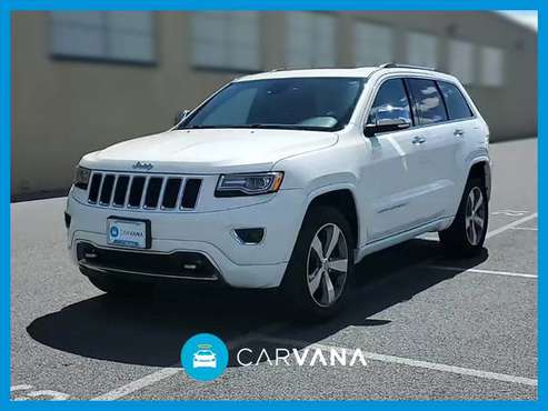 2015 Jeep Grand Cherokee Overland Sport Utility 4D suv White for sale in Fresh Meadows, NY